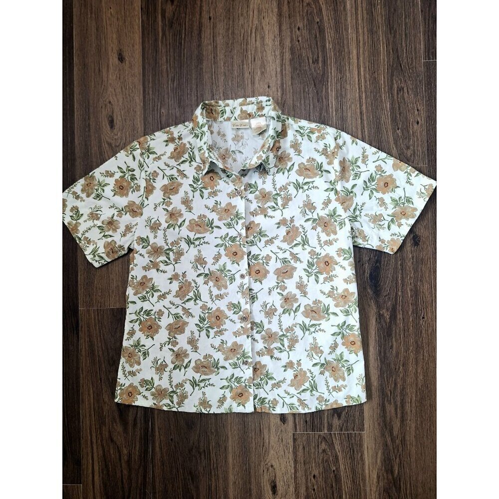 💙 Bobbie Brooks Floral Blouse